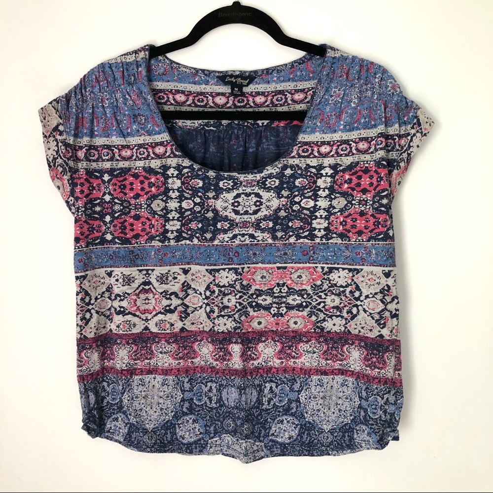 Lucky Brand women’s boho Cotton T-shirt
